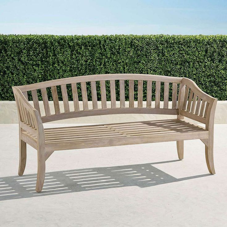Facade Lawn Bench